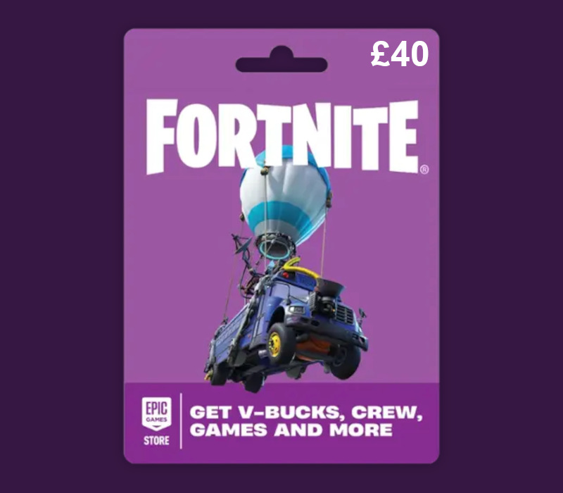 Fortnite GBP 40 PC Epic Games Подарочная карта UK