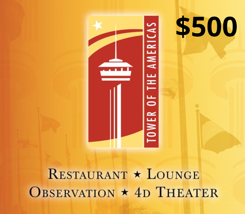 Tower of the Americas USD 500 Подарочная карта US