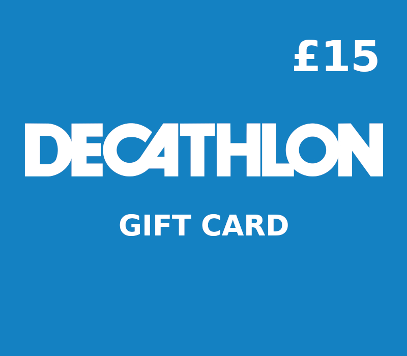 Decathlon GBP 15 Подарочная карта UK