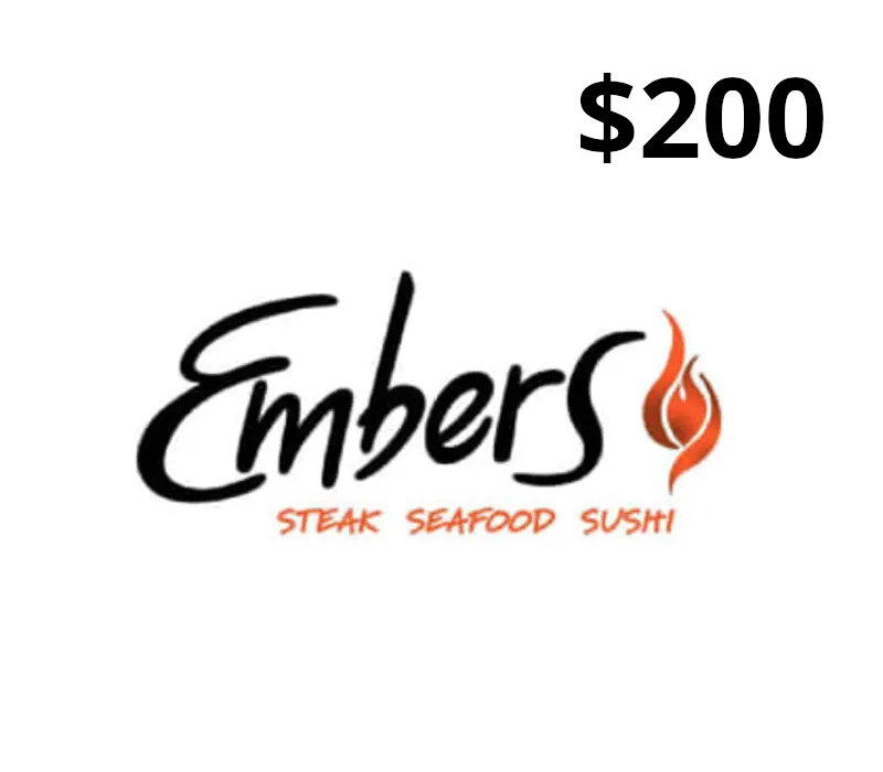 Embers Restaurant USD 200 Подарочная карта US