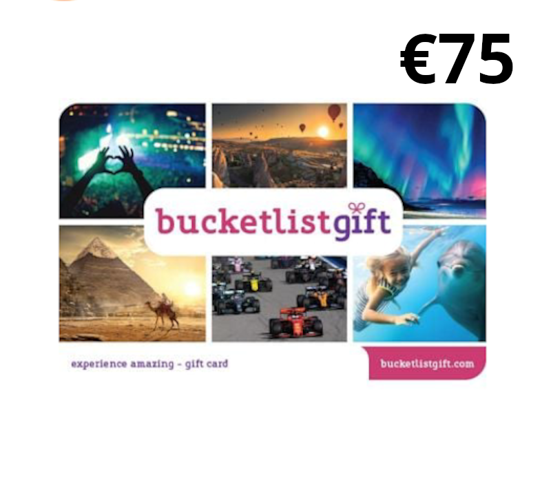 BucketlistGift EUR 75 Подарочная карта PT