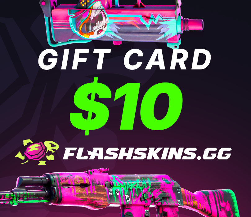 FlashSkins.gg $10 Подарочная карта