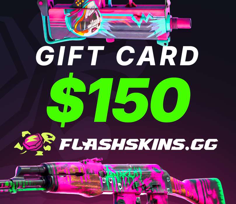 FlashSkins.gg $150 Подарочная карта