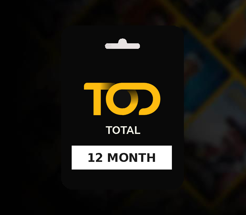 TOD TV Total 12 мес. подписка Ключ AE