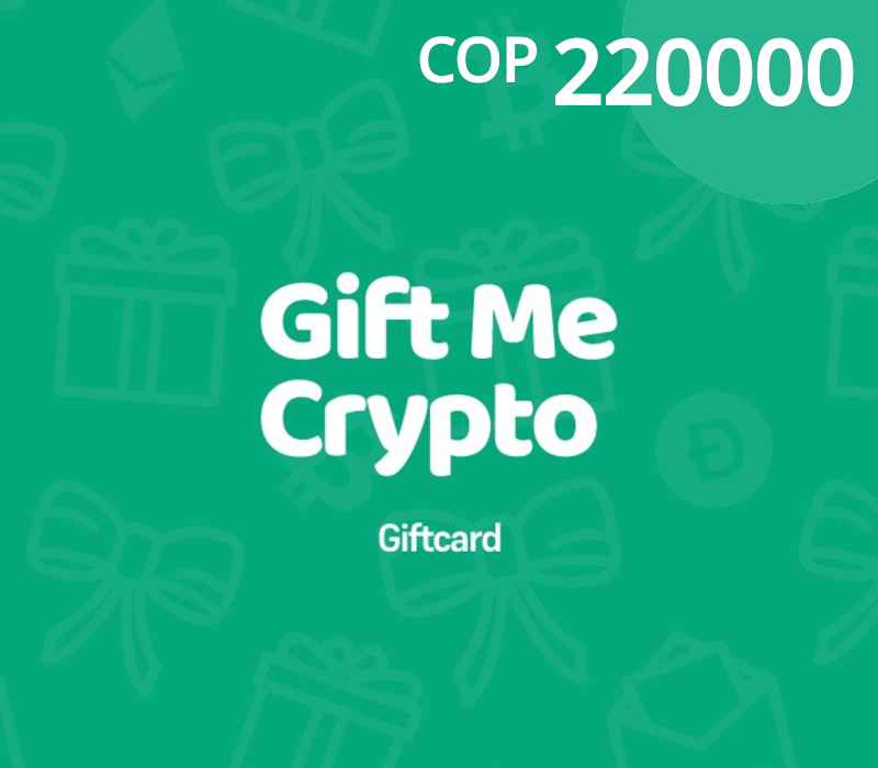 Gift Me Crypto COP 220000 Подарочная карта