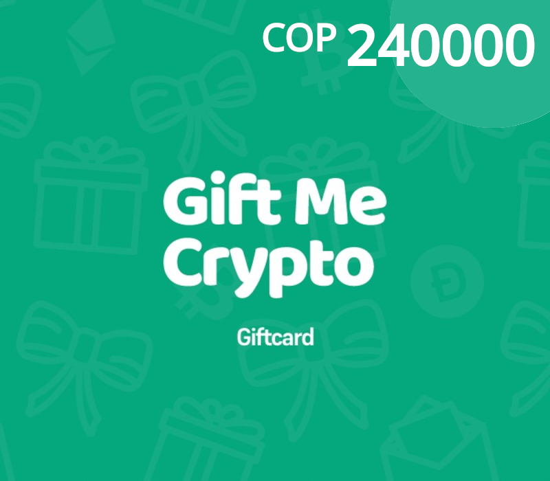 Gift Me Crypto COP 240000 Подарочная карта