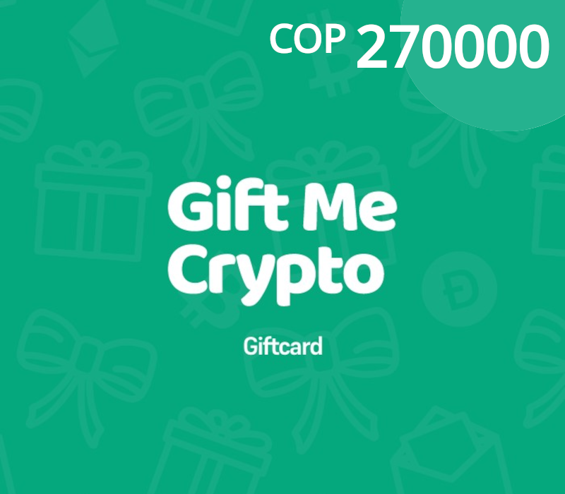 Gift Me Crypto COP 270000 Подарочная карта
