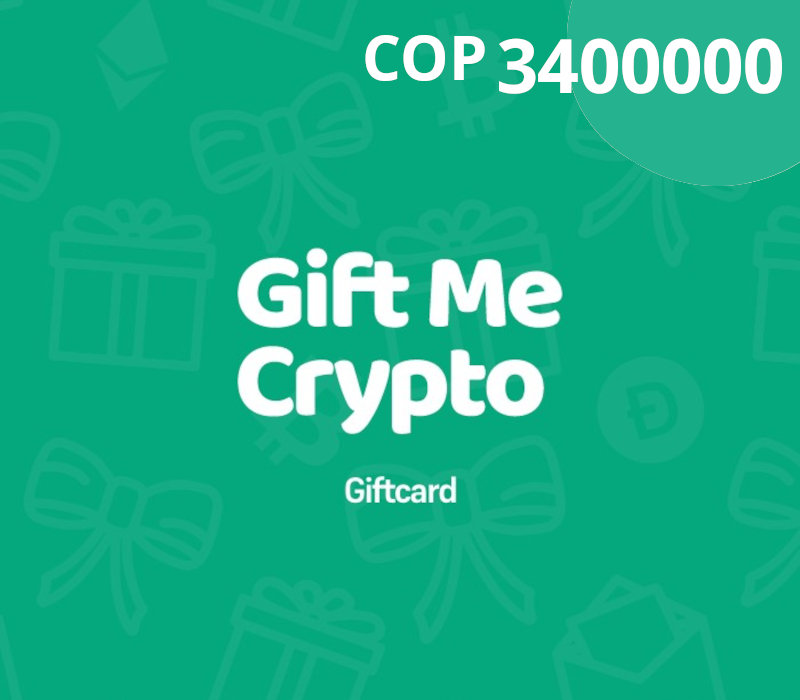 Gift Me Crypto COP 3400000 Подарочная карта