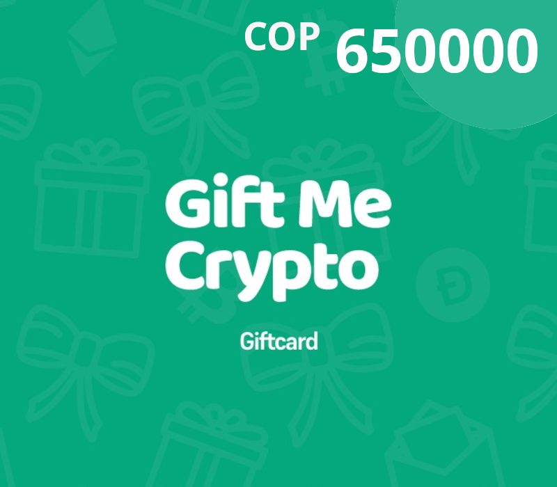 Gift Me Crypto COP 650000 Подарочная карта