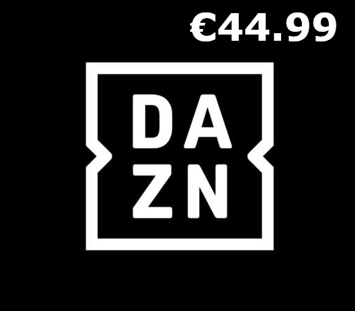 DAZN EUR 44.99 Подарочная карта IT