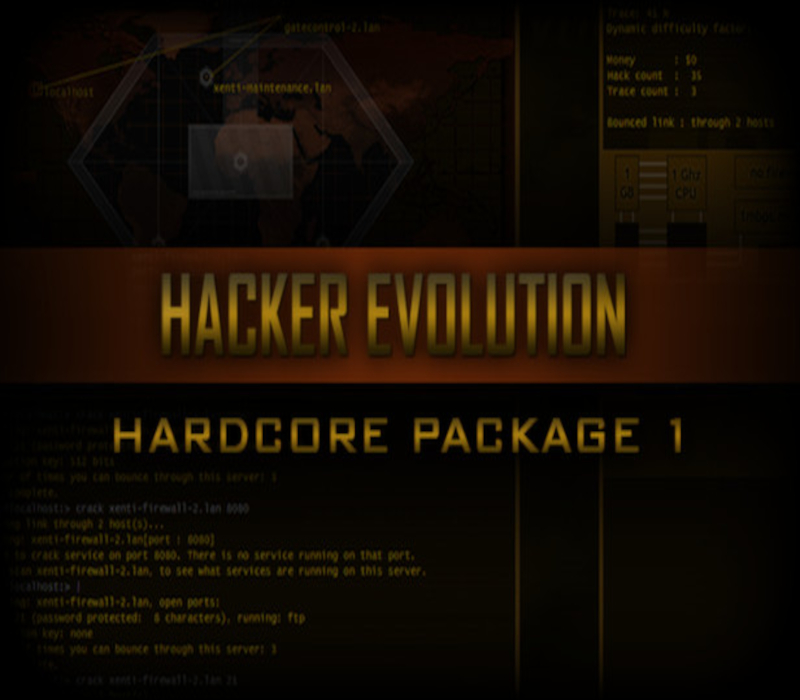 Hacker Evolution - Hardcore Package Part 1 DLC PC Steam Ключ