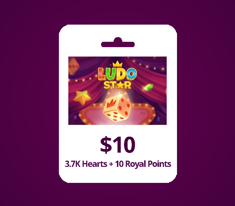 Ludo Star USD 10 Подарочная карта