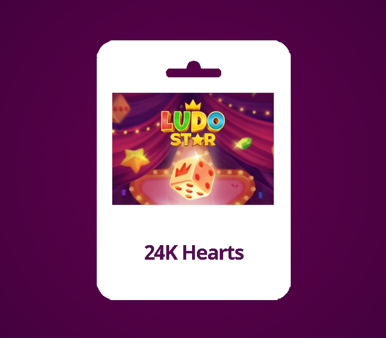 Ludo Star 24K Hearts Подарочная карта