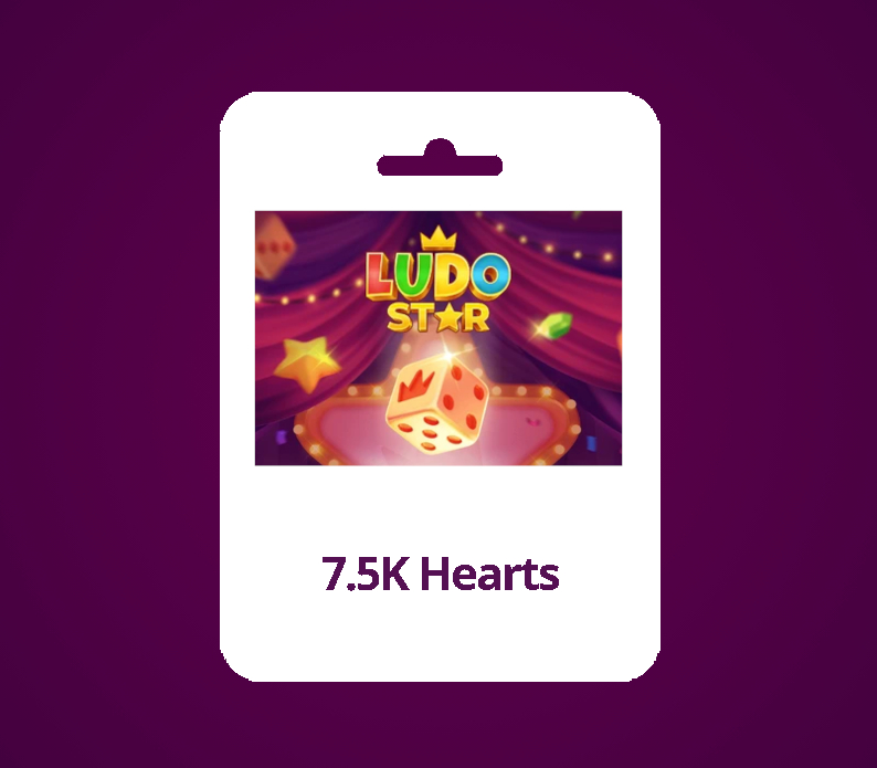 Ludo Star 7.5K Hearts Подарочная карта