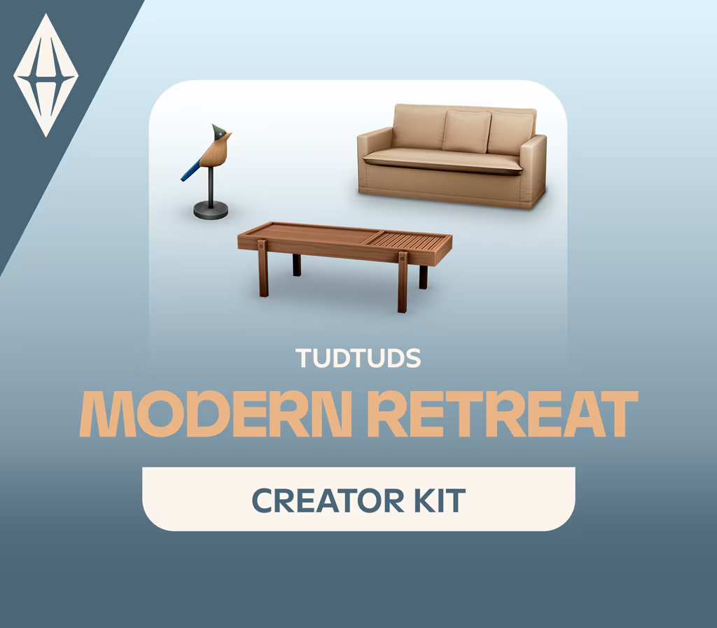 The Sims 4 - Modern Retreat Kit DLC PC EA App Ключ