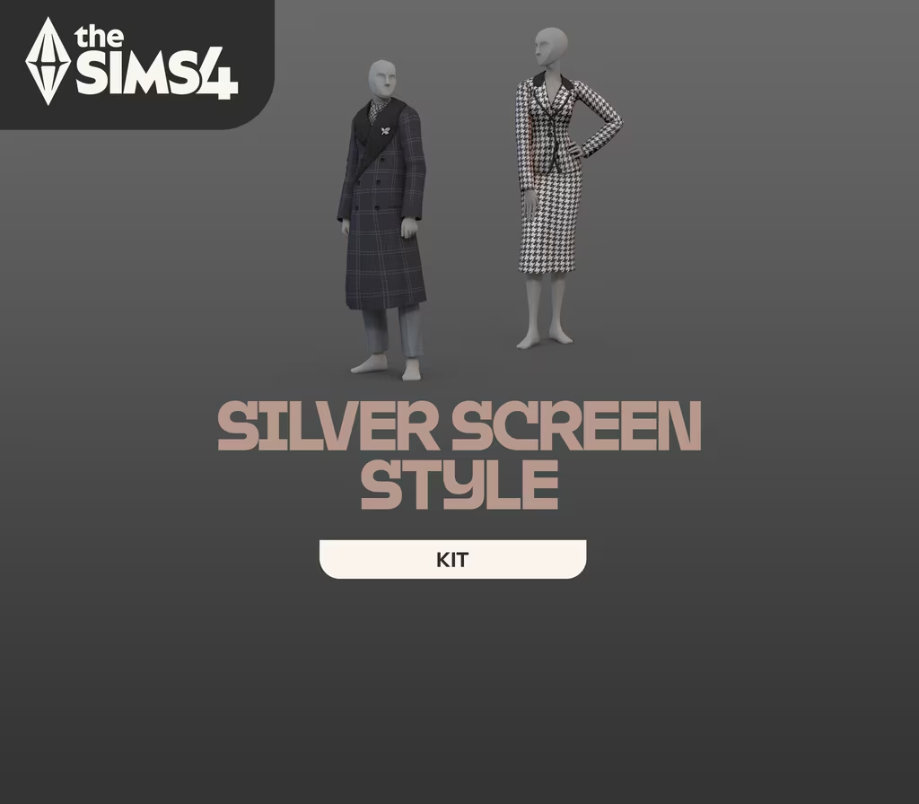 The Sims 4 - Silver Screen Style Kit DLC PC EA App Ключ