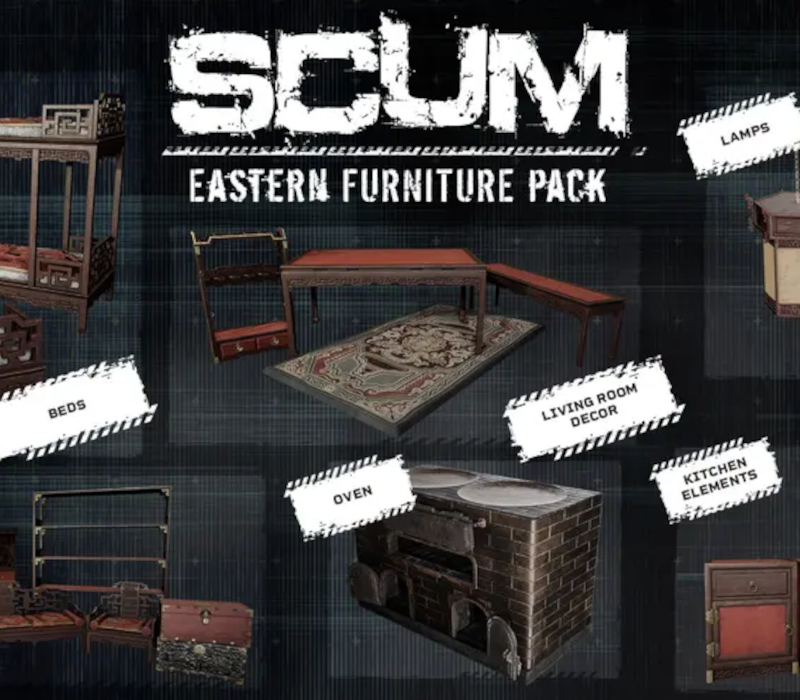 SCUM - Eastern Furniture Pack DLC PC Steam Ключ