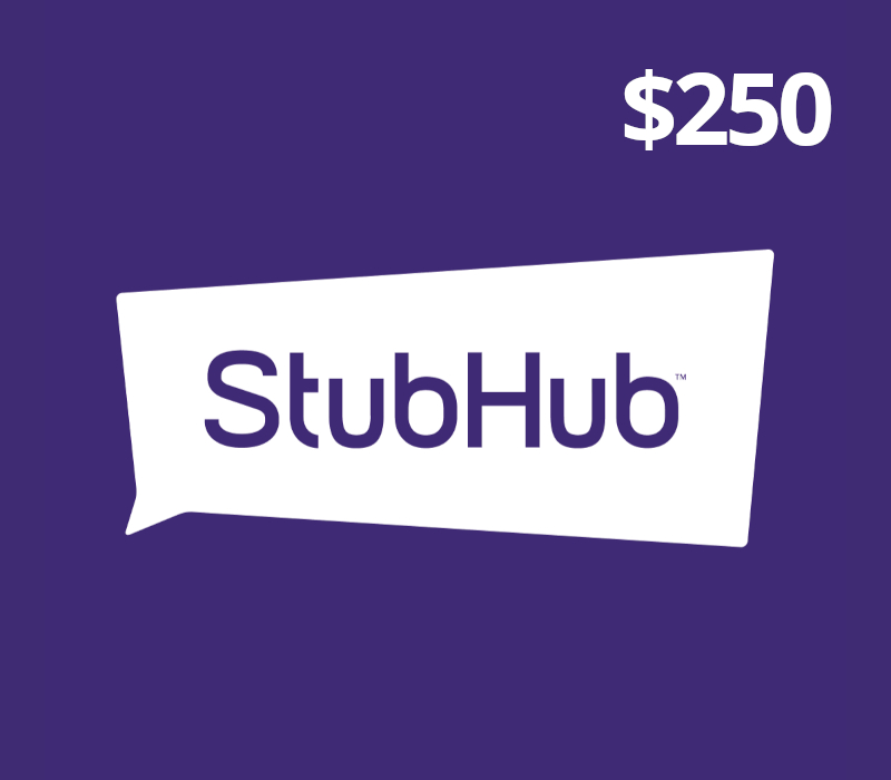 StubHub USD 250 Подарочная карта US