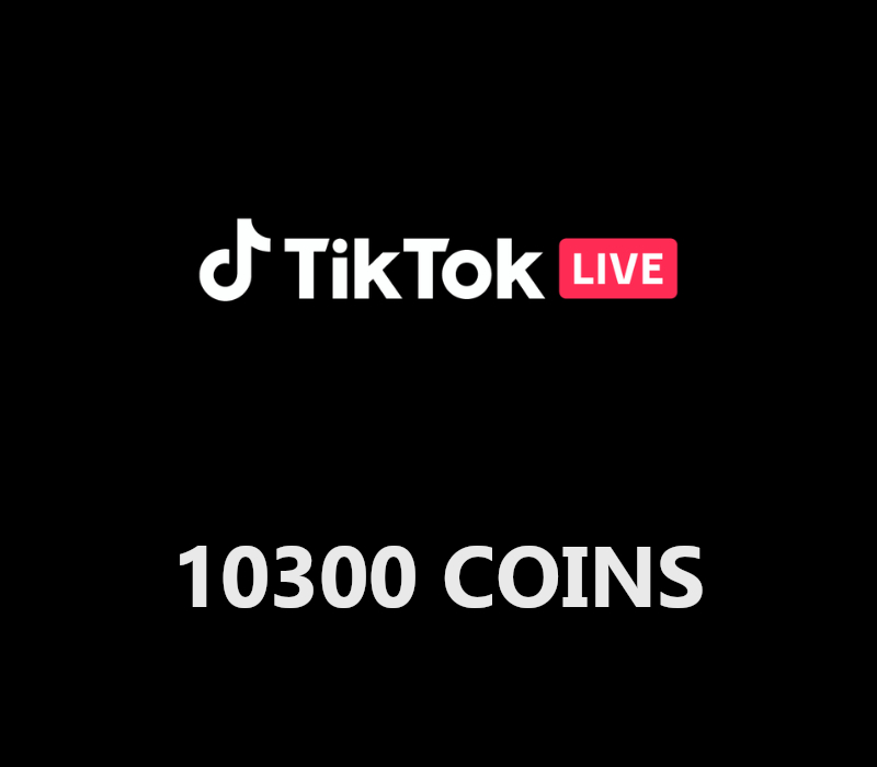 Tiktok 10300 Coins Подарочная карта AE