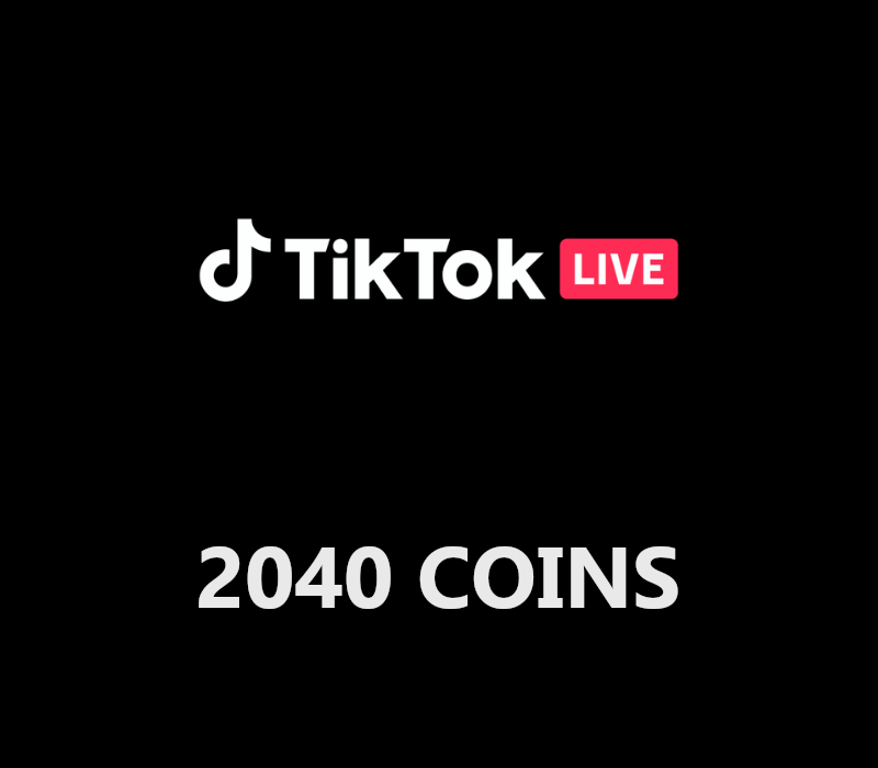 Tiktok 2040 Coins Подарочная карта AE