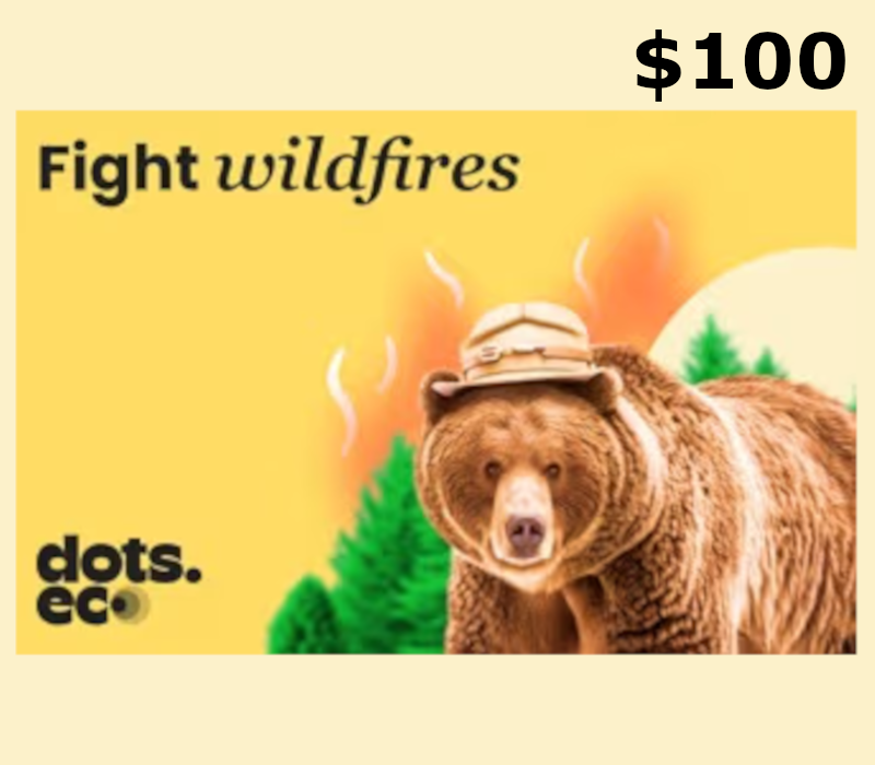 Dots.eco - Fight Wildfires USD 100 Подарочная карта US