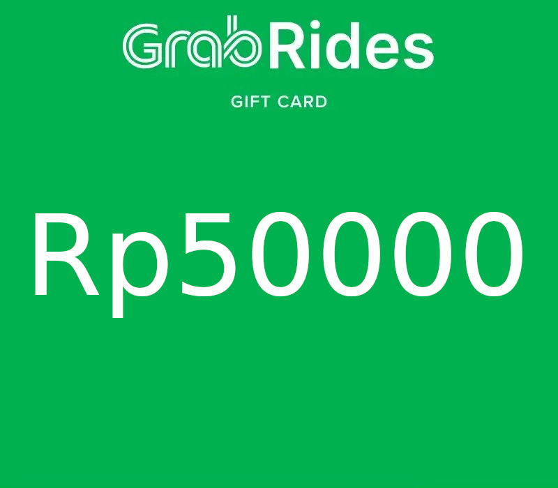 Grab Rides IDR 50000 Подарочная карта ID