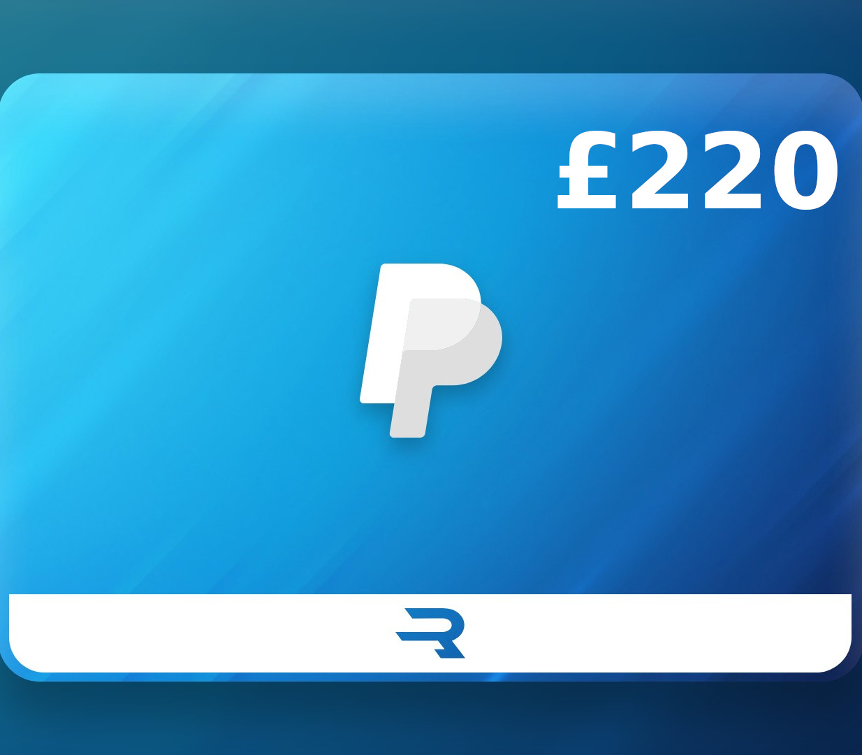Rewarble PayPal GBP 220 Подарочная карта UK