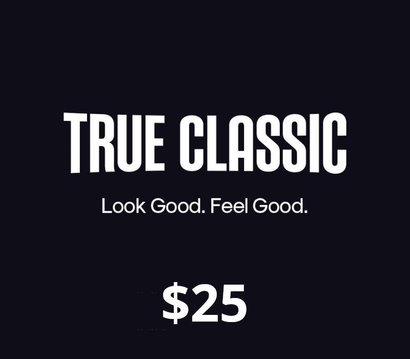 True Classic USD 25 Подарочная карта US