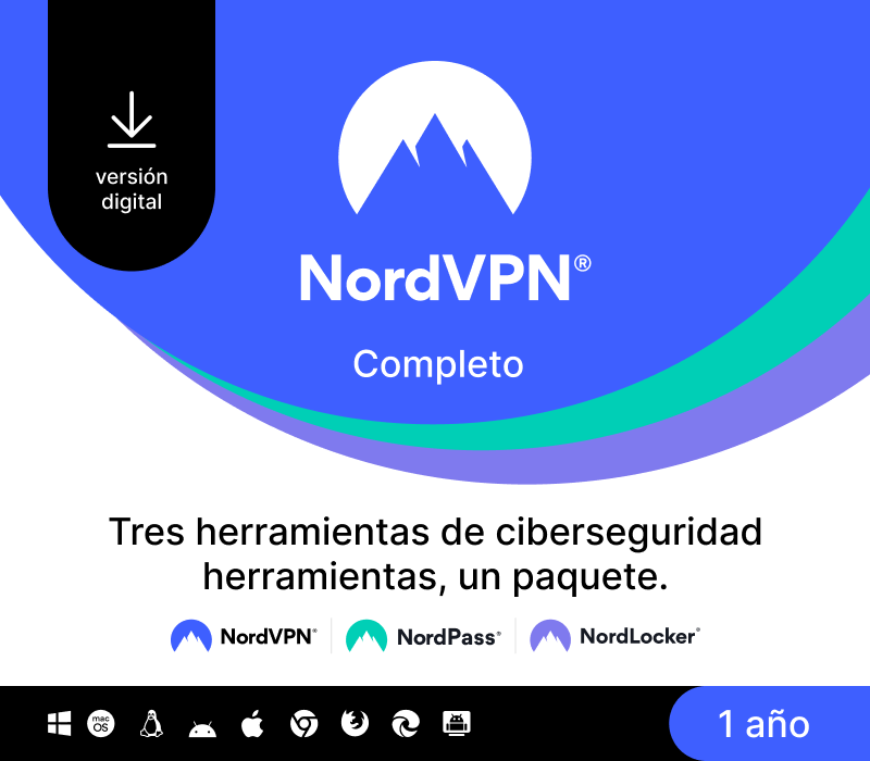 NordVPN Complete ES Ключ (1 Year / 10 Devices)