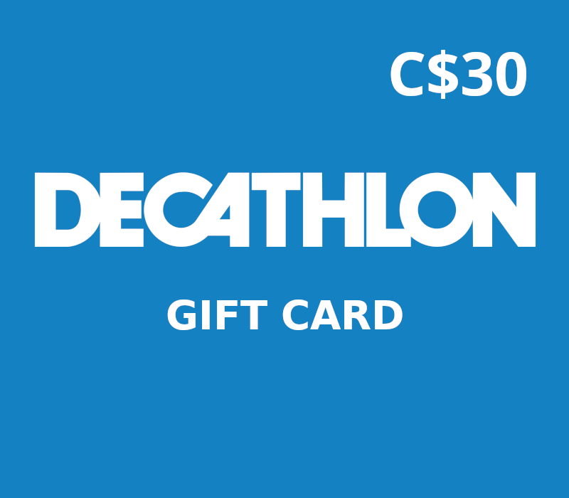 Decathlon CAD 30 Подарочная карта CA