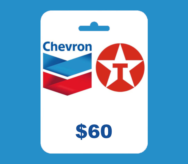 Chevron and Texaco USD 60 Подарочная карта US