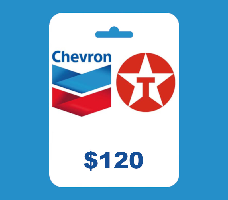 Chevron and Texaco USD 120 Подарочная карта US