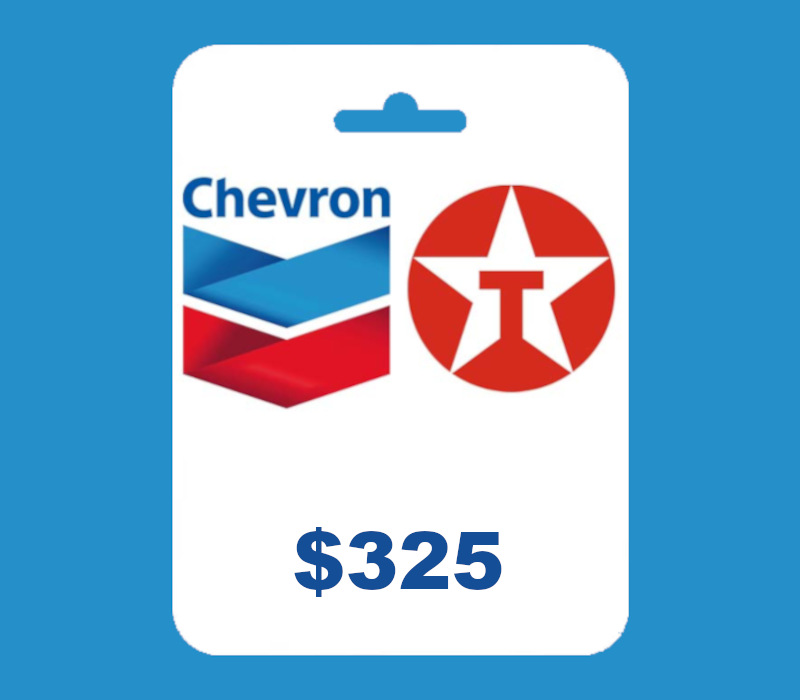 Chevron and Texaco USD 325 Подарочная карта US