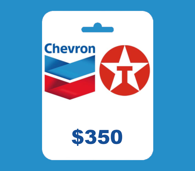 Chevron and Texaco USD 350 Подарочная карта US