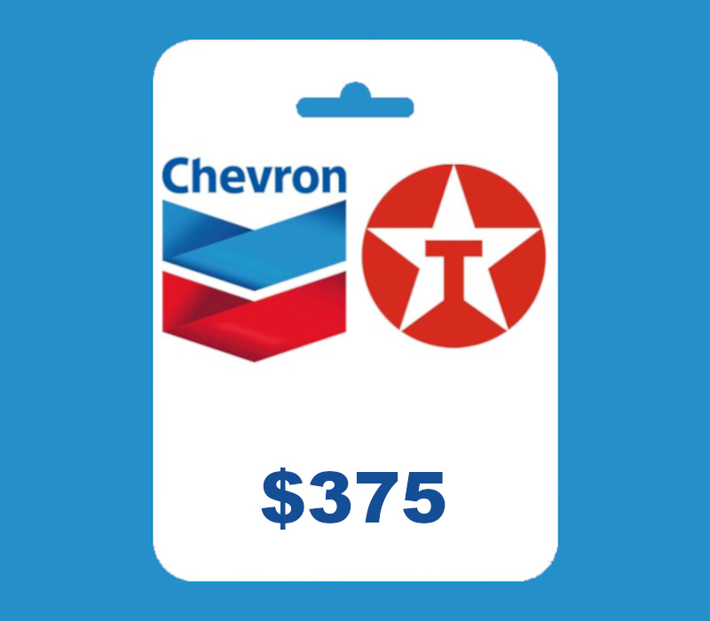 Chevron and Texaco USD 375 Подарочная карта US