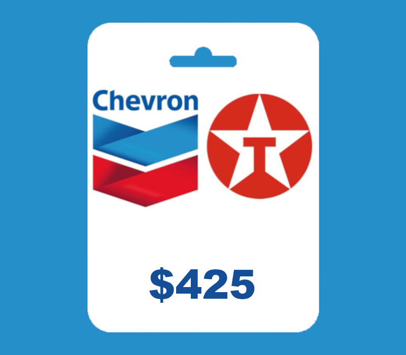 Chevron and Texaco USD 425 Подарочная карта US