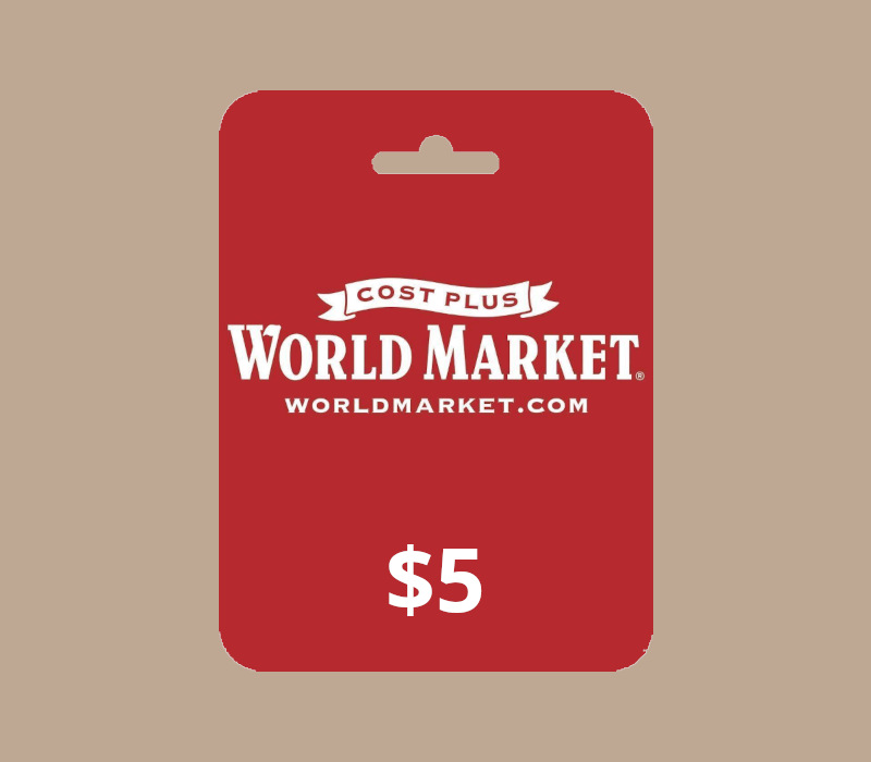 Cost Plus World Market USD 5 Подарочная карта US