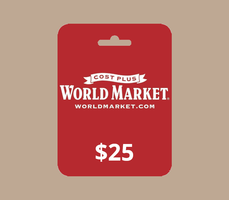 Cost Plus World Market USD 25 Подарочная карта US