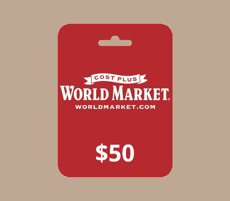 Cost Plus World Market USD 50 Подарочная карта US