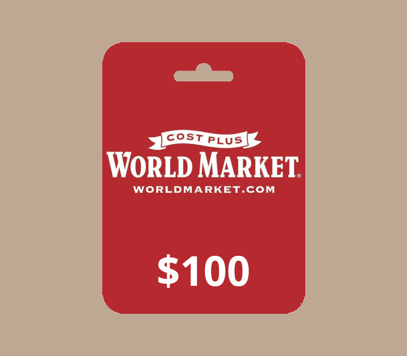 Cost Plus World Market USD 100 Подарочная карта US
