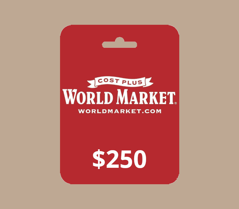 Cost Plus World Market USD 250 Подарочная карта US