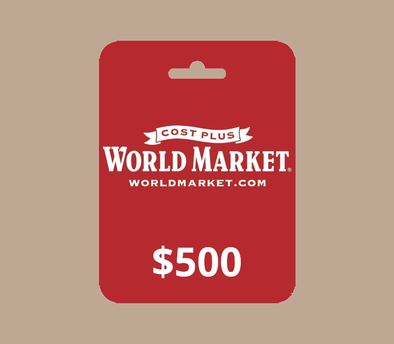 Cost Plus World Market USD 500 Подарочная карта US