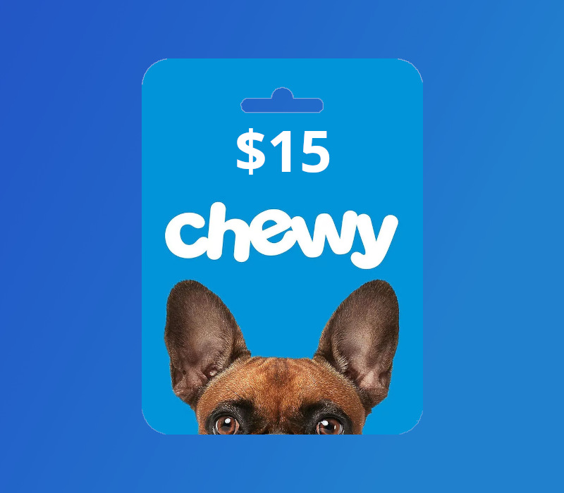 Chewy USD 15 Подарочная карта US
