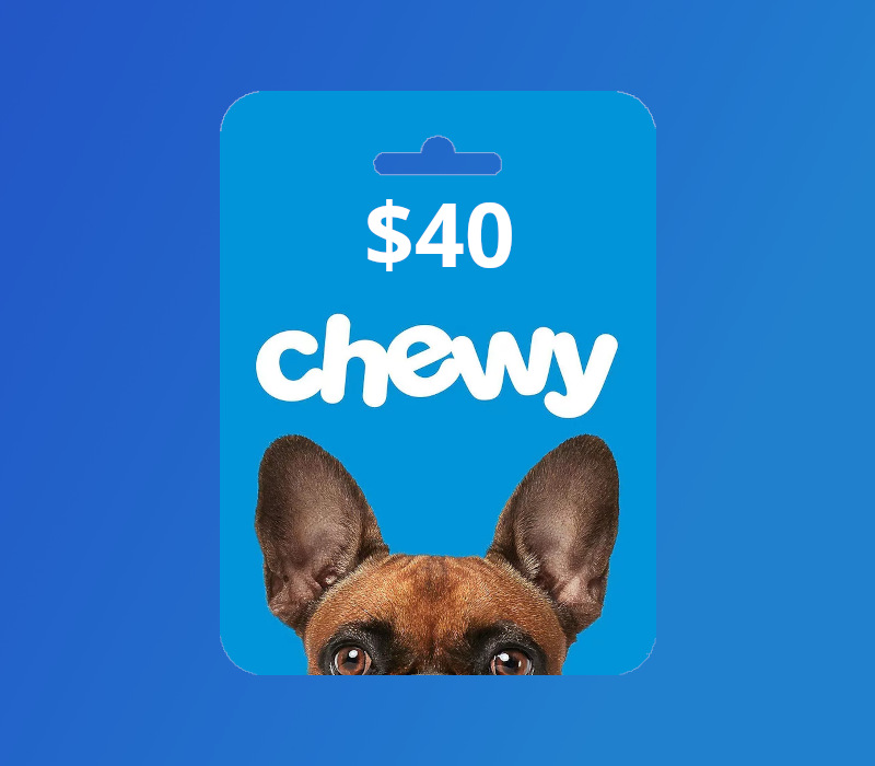 Chewy USD 40 Подарочная карта US