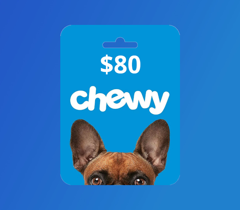Chewy USD 80 Подарочная карта US