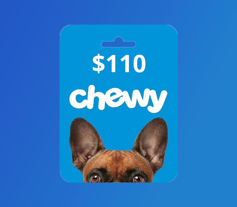 Chewy USD 110 Подарочная карта US