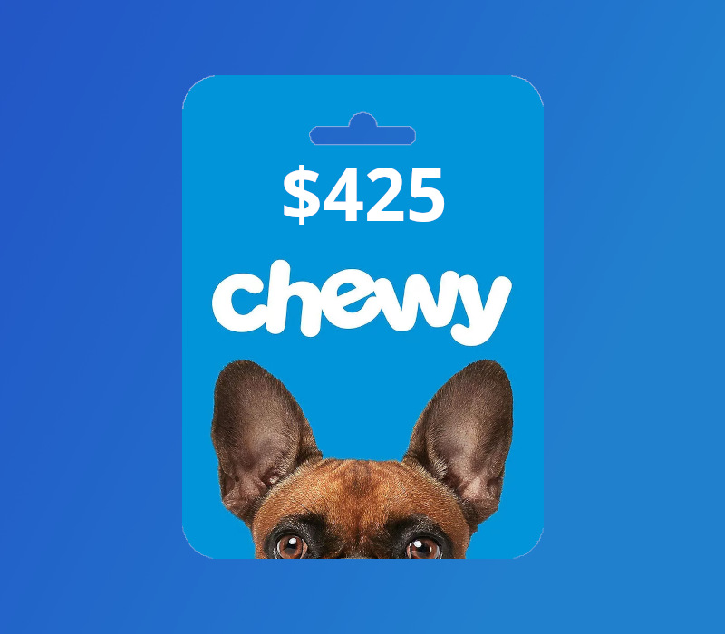 Chewy USD 425 Подарочная карта US