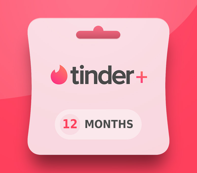 Tinder Plus - 12-мес. подписка Ключ MA