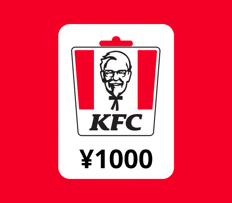 KFC JPY 1000 Подарочная карта JP