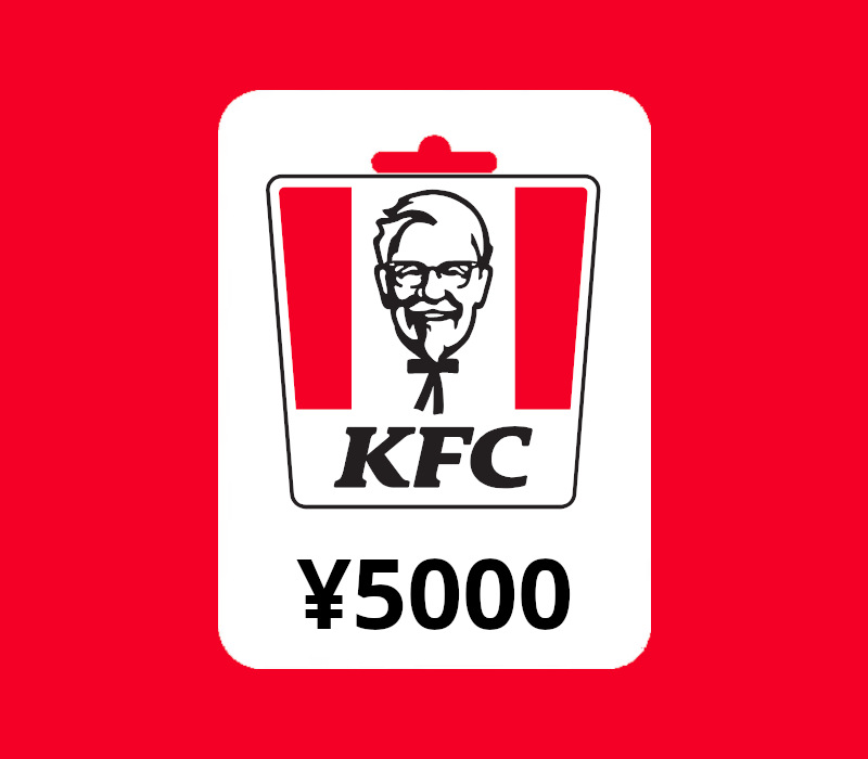 KFC JPY 5000 Подарочная карта JP